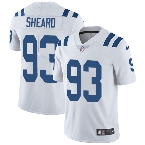 Nike Colts #93 Jabaal Sheard White Men's Stitched NFL Vapor Untouchable Limited Jersey - Click Image to Close